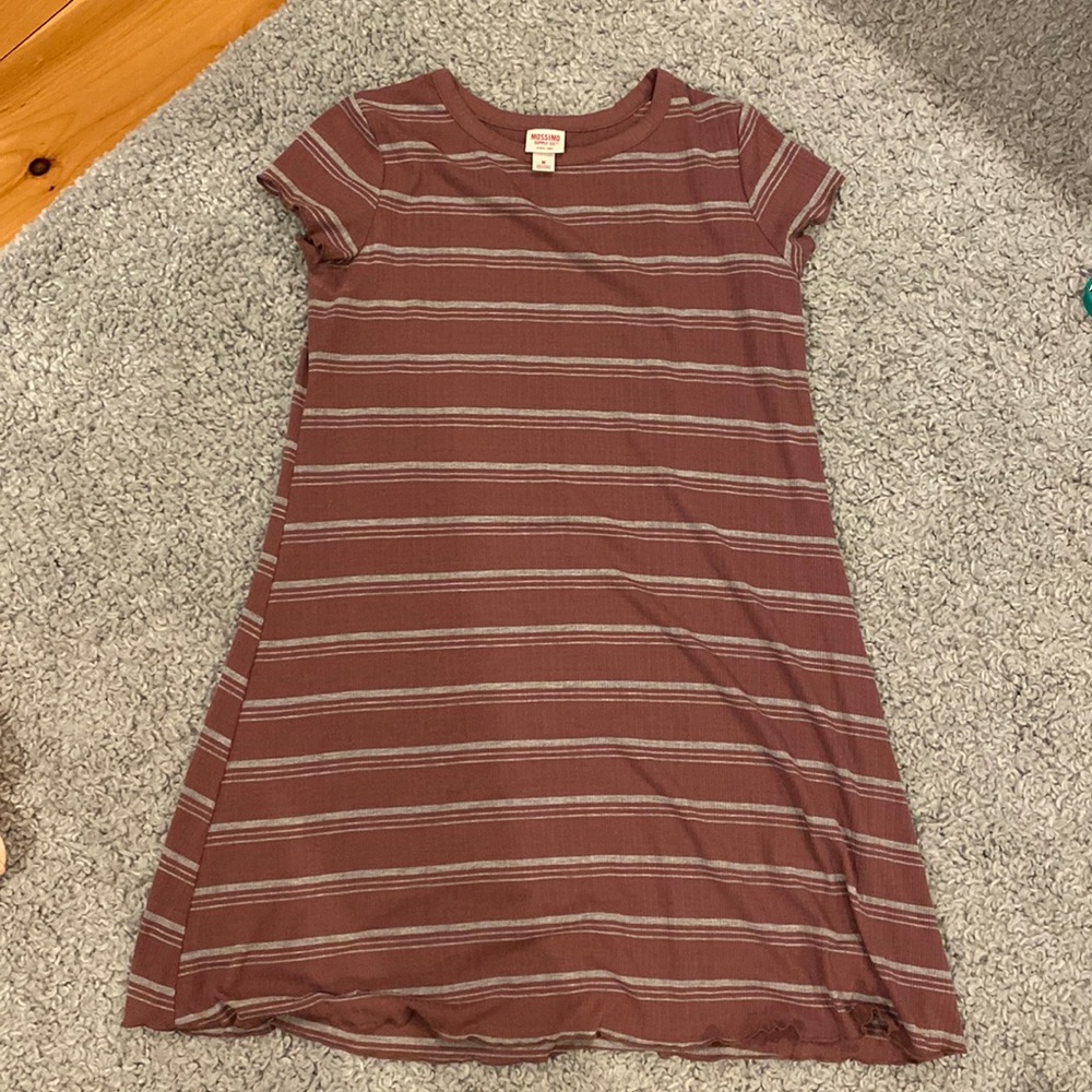 Mauve t shirt dress